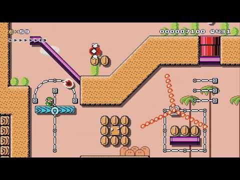 Trial by Fire (Hard) by Annim - Super Mario Maker 2 - No Commentary 1bv