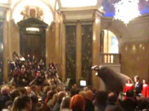 Michaels Kammerchor im Naturhistorischen Musem Vienna live at 10:32am PST on 12/19/2009