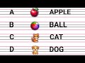 A For Apple With Spelling A For Apple Spelling Writing How To Write A For Apple