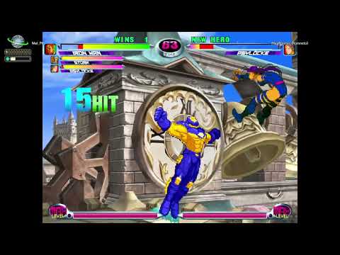 MvC2 (Steam): Sentimel - Iron Man Full Solo Air to Ground (A2G) to NJ Infinite to PC .:7.12.26:.