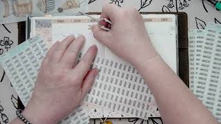 Functional Planning In My Sterling Ink Core Planner B6 With Mandy Lynn Plans Sticker Kit