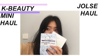 jolse haul // kbeauty mini haul