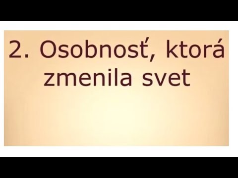 Odhaľte svet Biblie - 2.Osobnosť, ktorá zmenila svet - František Kolesár