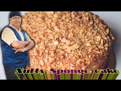 How to prepare Nutty Spange Cake & chef Indrajit