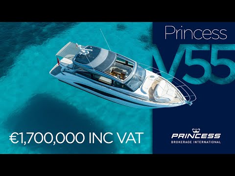 2020 Princess V55 'PB2108' | V-Hull Luxury Motor Yacht | For Sale in Cala d'Or, Mallorca