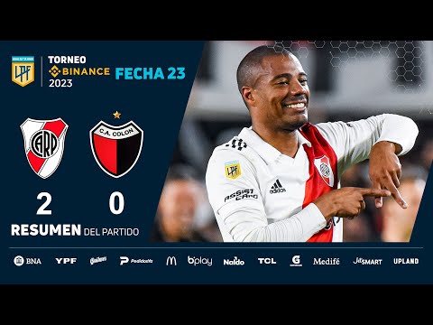 #TorneoBinance 2023 | Fecha 23 | resumen de River - Colón