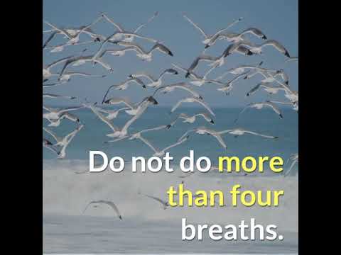 The 4-7-8 Breathing technique - "First aid breaths"
