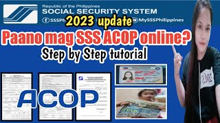 Paano mag comply sa SSS ACOP online? 2023 update