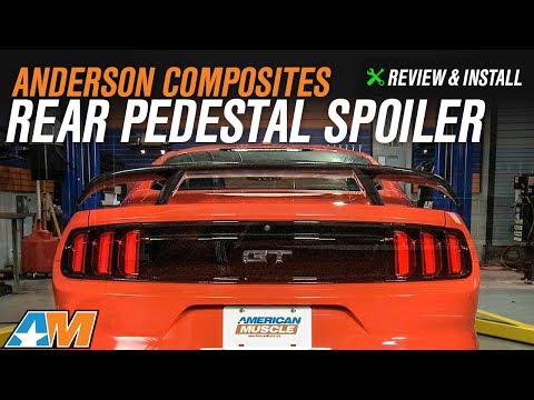 2015-2017 Mustang Anderson Composites Type-AT Rear Pedestal Spoiler - Carbon Fiber Review