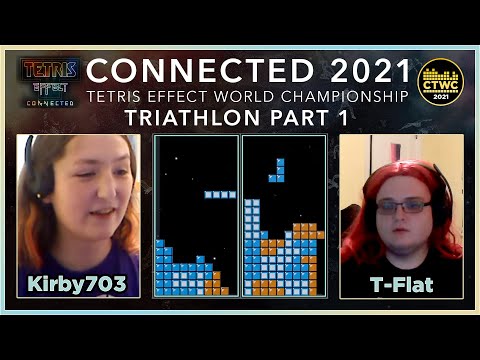 Tetris Effect: Connected - TRIATHLON - Pt. 1 - CONNECTED 2021 -  3 Modes /1 Match!