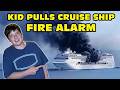Kid Temper Tantrum Pulls Fire Alarm On Cruise Ship Yelled At By Parent Original
