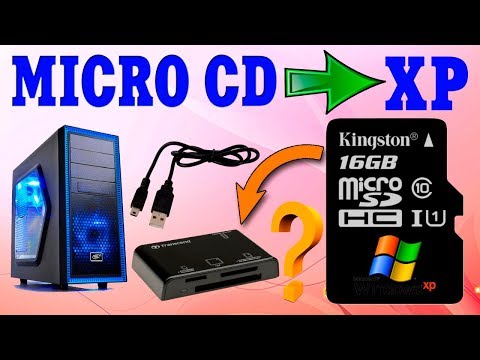 Установка Windows XP с MICROSD флешки Video