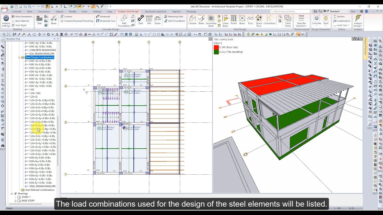 ideCAD Structural | Analysis and Design | Structural BIM Software