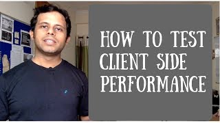 QnA Friday 2 - How to test client side performance of web pages | Client side performance analysis