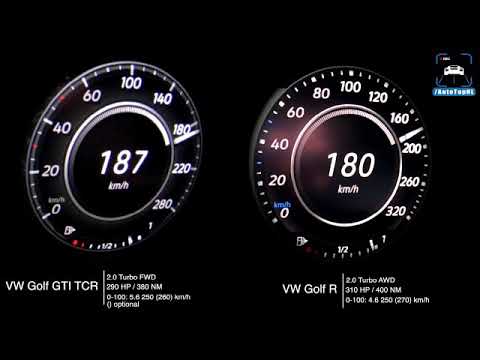 Vw Golf GTi TCR vs VW Golf R