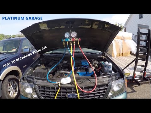 How To Recharge the A/C in Your Car or Truck (With Gauges and PT)