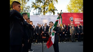 Abanderamiento de la Selección Mayor de Fútbol rumbo a la Copa Mundial Rusia 2018 Abanderamiento de la Selección Mayor de Fútbol rumbo a la Copa Mundial Rusia 2018