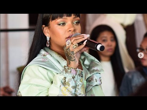 Rihana Celebrating Her Spring Summer 2017 Collection with Fenty X Puma