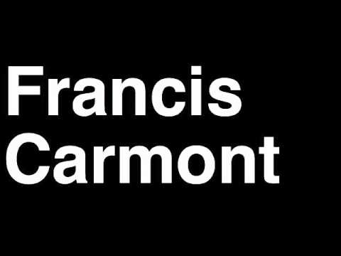 How to Pronounce Francis Carmont Middleweight Fighter UFC MMA TKO KO Knock Out Punch Hit