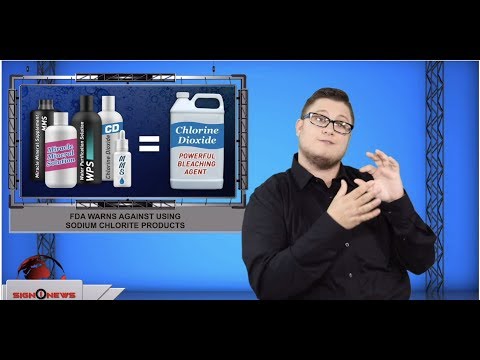 FDA warns against using sodium chlorite products (ASL - 8.15.19)
