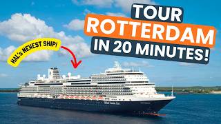 ESSENTIAL Ship Tour of MS Rotterdam - ⏰ IN 20 MINUTES! #hollandamericaline #cruiseship