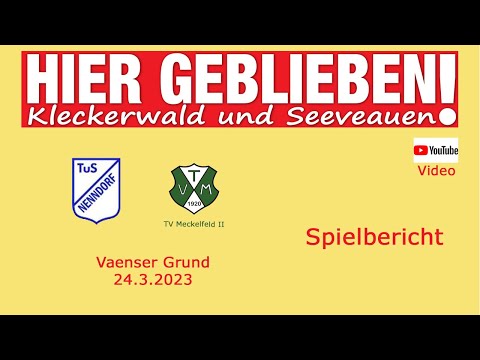 Kreisliga: TuS Nenndorf - TV Meckelfeld II