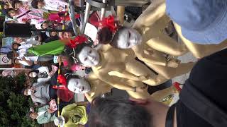 金粉ショー　高円寺びっくり大道芸　縦動画