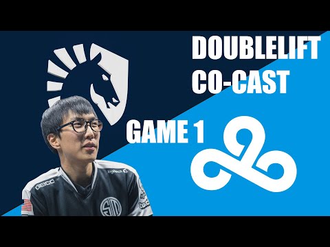 Doublelift co-cast Team Liquid vs Cloud9 | LCS Lock-in Finals Game 1