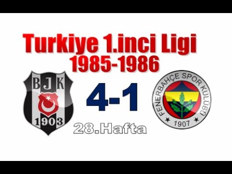 [1986.04.13] 1985-1986 28.Hafta Besiktas - F.Bahce 4-1