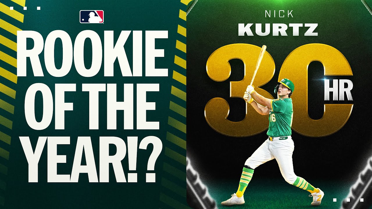 AL Rookie of the Year LOCKED UP!? 🔐 Nick Kurtz crushes his 30th home run of the year for the A's!