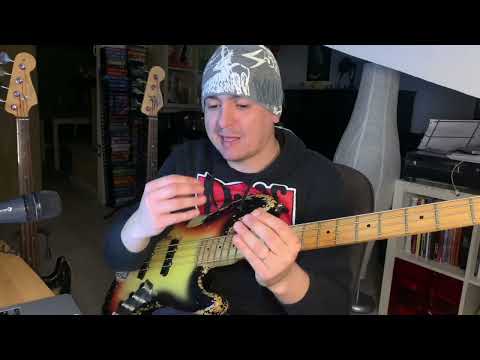 Steve Harris (Iron Maiden) e terzine con salti di corda - Lezione basso 148