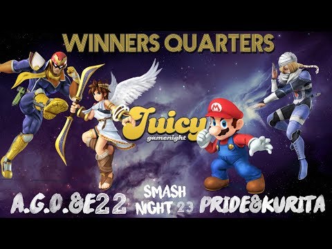 JuicySmashNight #23 - Winners Quarters - A.G.O. & E22 v. Pride & Kurita