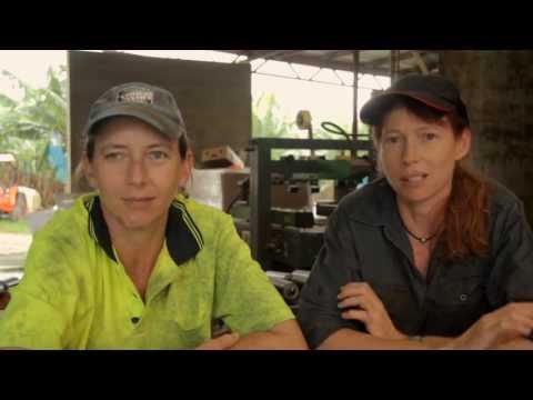 Australian Banana Growers 'The Seller Sisters' from El Arish, Queensland.
