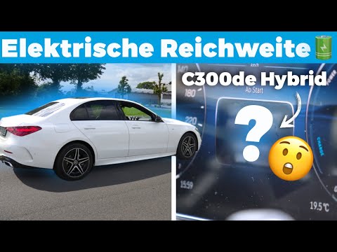 Range SHOCKS! This is how far the Mercedes C300de can travel on electric power alone ⚡️
