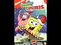 Opening To SpongeBob SquarePants Christmas US DVD 2003