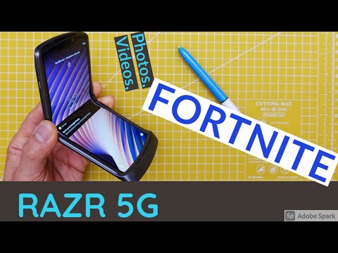 [Photos, Videos, and FORTNITE] Motorola Razr 5G