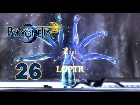 Bayonetta 2 Playthrough Pt 26 - Chapter XV Truth Loptr Boss Battle
