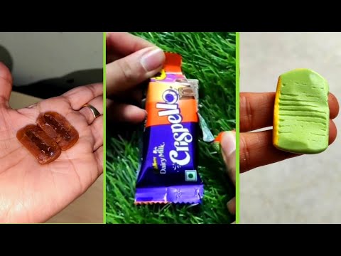 compilation of Cadbury eclairs+mango 🥭 frooti+dairy Milk Silk Crispello chocolate 🍫😋/Dairy Milk