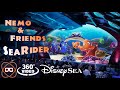 5K 360 Nemo And Friends SeaRider Finding Nemo Ride Disneysea Full 360 POV