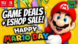 HAPPY MAR10 DAY 2026 eShop Sale + Physical Game Deals! Mario 40th Anniversary