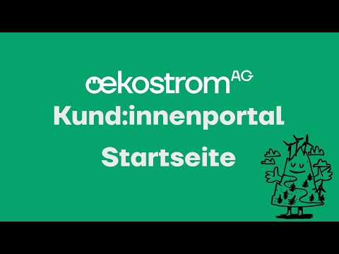 oekostrom AG-Kund:innenportal Startseite