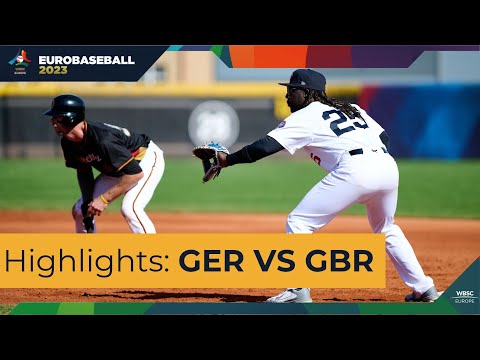 39 EuroBaseball 2023: Highlights Germany VS Great Britain