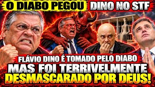SATÂNICO! FLÁVIO DINO FICA ENDEMONIADO E MOSTRA O DIABO QUE ELE É MAS É DESMASCARADO POR DEUS!