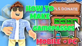How to make a Working Gamepass in Roblox Mobile & PC (2023)