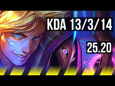 EZREAL & Bard vs JHIN & Nautilus (ADC) | 13/3/14, Godlike | EUW Grandmaster | 25.20
