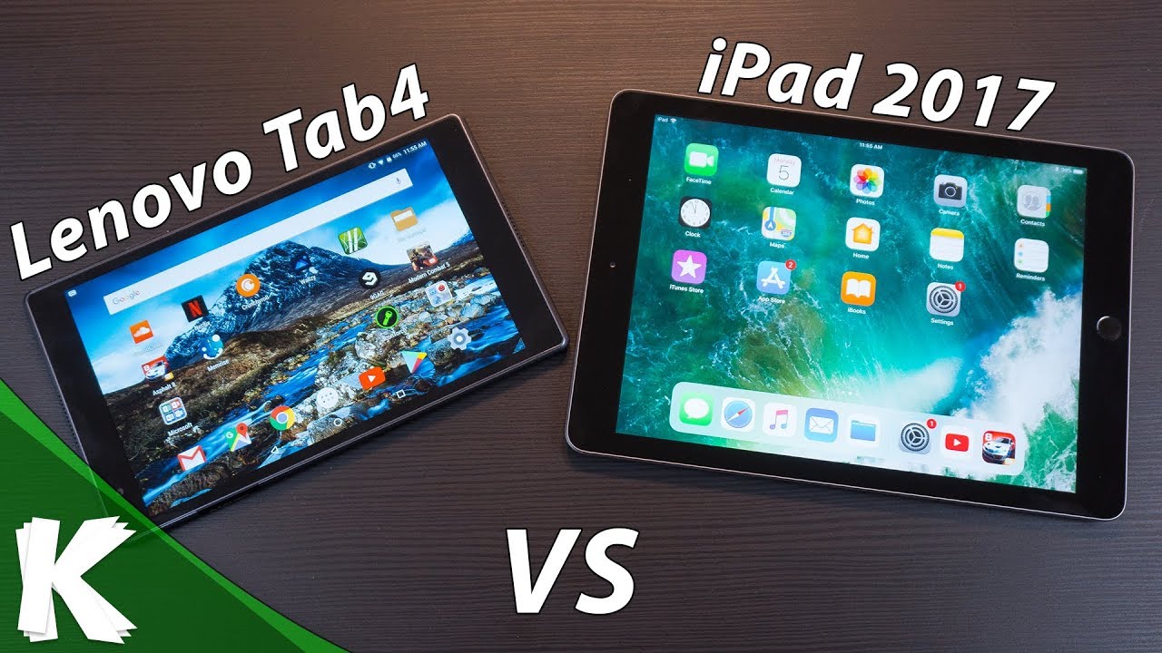 Lenovo Tab4 8 Plus vs iPad 2017 | How Do They Stack Up? | Android vs Apple IOS