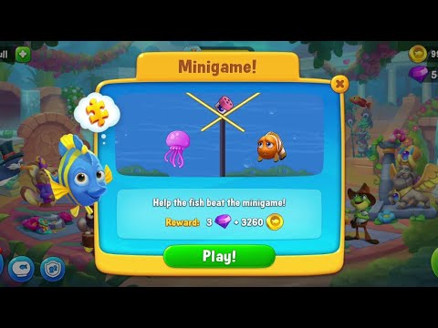 @Fishdom Win Strikes Level 7638 - 7650 and Minigame!
