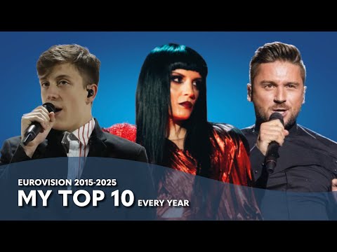 Eurovision 2025 - My Top 10 Every Year | 2015-2025