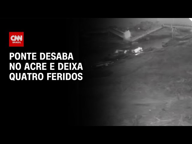 Ponte desaba no Acre e deixa quatro feridos | AGORA CNN