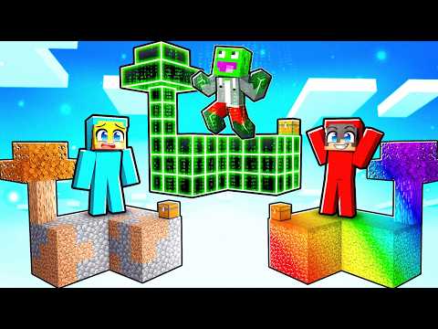 WYSPA HACKERA vs WYSPA BIEDAKA vs WYSPA TĘCZOWA w Minecraft!